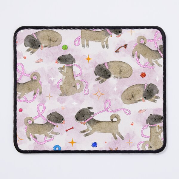 Item preview, Playful Mixed Breed Dog Pattern designed and sold by bataljart.