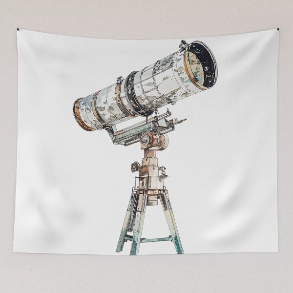 Item preview, Old Telescope View to the Cosmos designed and sold by bapupa.