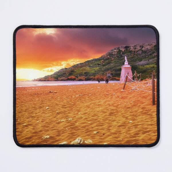 Item preview, Ramla l-Hamra beach in Gozo at sunrise - Malta landscape designed and sold by TheArtistOf2022.