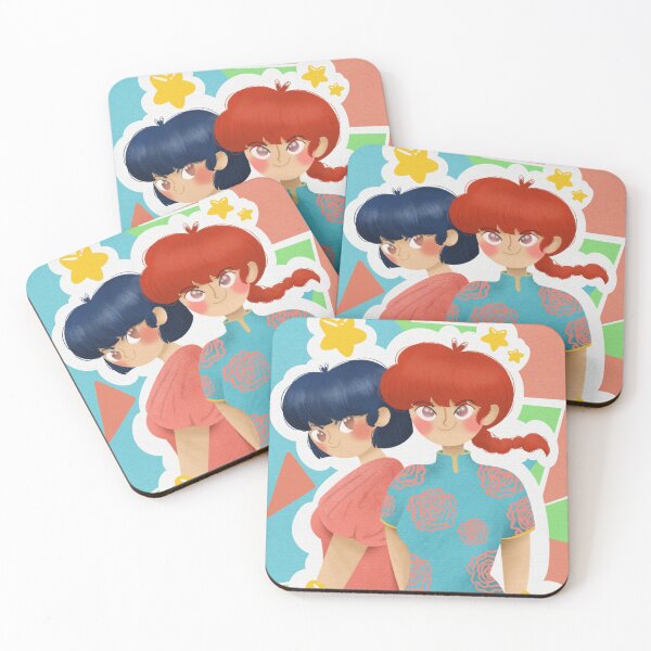 Item preview, Ranma 1/2 and Akane cute fanart designed and sold by TarallaATratti.