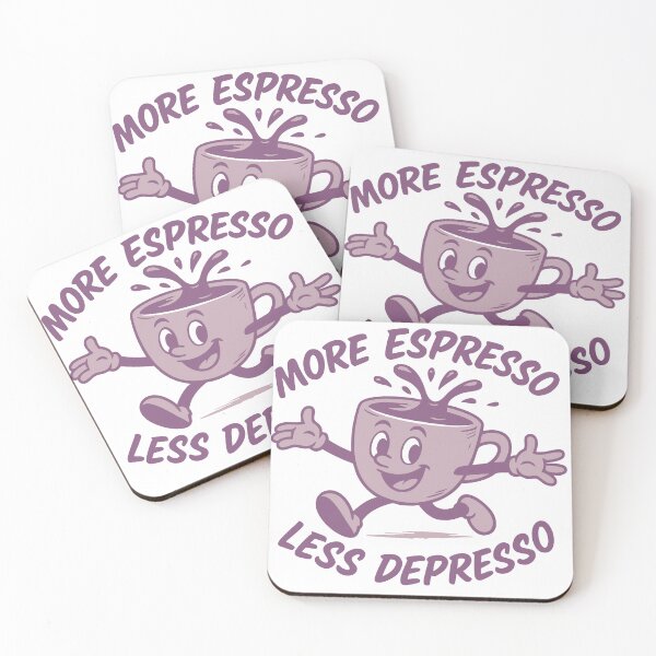 Item preview, More Espresso Less Depresso Purple designed and sold by Soap Club.
