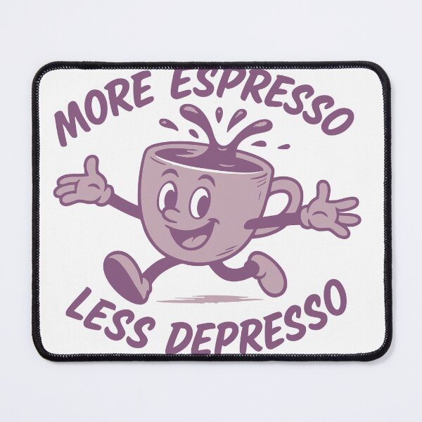Item preview, More Espresso Less Depresso Purple designed and sold by Soap Club.