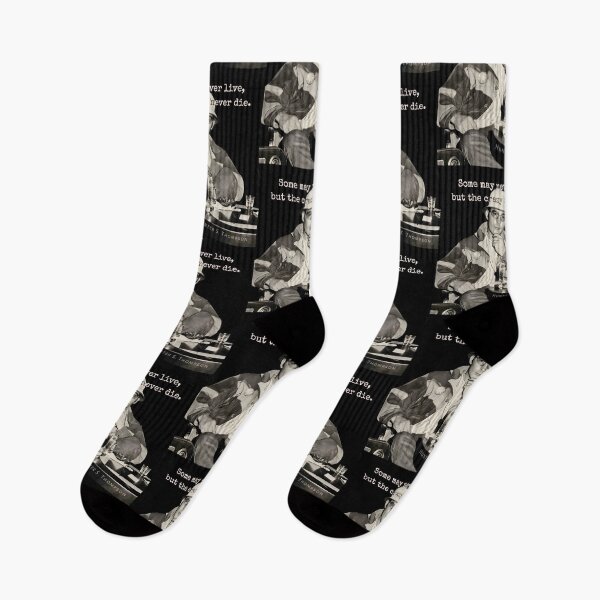 Item preview, Hunter S. Thompson quote: Some may never live, but the crazy never die. designed and sold by artbleed.