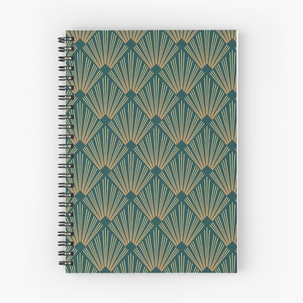 Item preview, Art Deco style green and gold rhombuses designed and sold by AnnaHolyph.