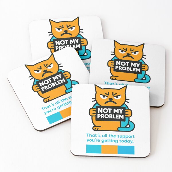 Item preview, Not My Circus, Not My Monkeys – Funny Art Print & Card for Introverts | Witty Home Decor designed and sold by JustMeditateIt.