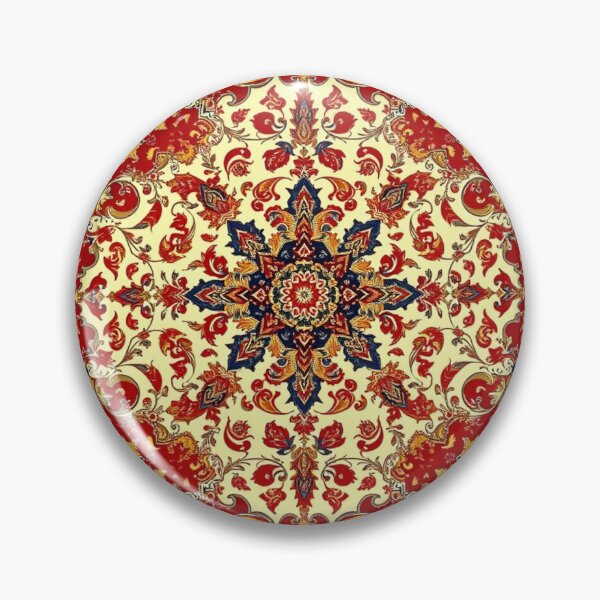 Item preview, Persian Tabriz Boho Art Mandala | Luxury Modern Interior Décor Rug designed and sold by UnboxedZone.