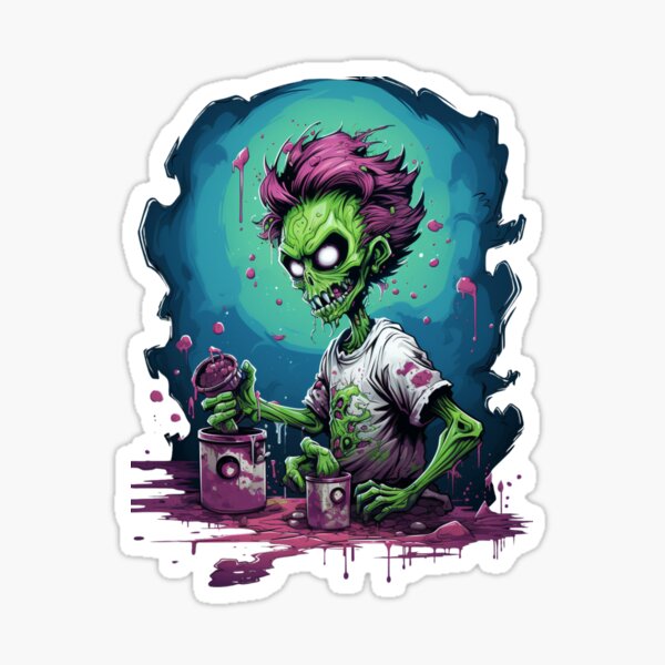Item preview, Painter Zombie designed and sold by eccofoxtrott.