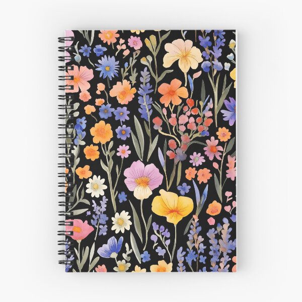 Item preview, Summer wild flowers at night 2 designed and sold by P&U Fabric.