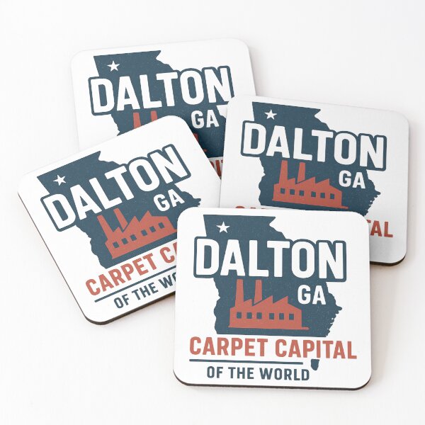 Item preview, Dalton GA Carpet Capital of the World Vintage Design designed and sold by Stilll Waters Studio.