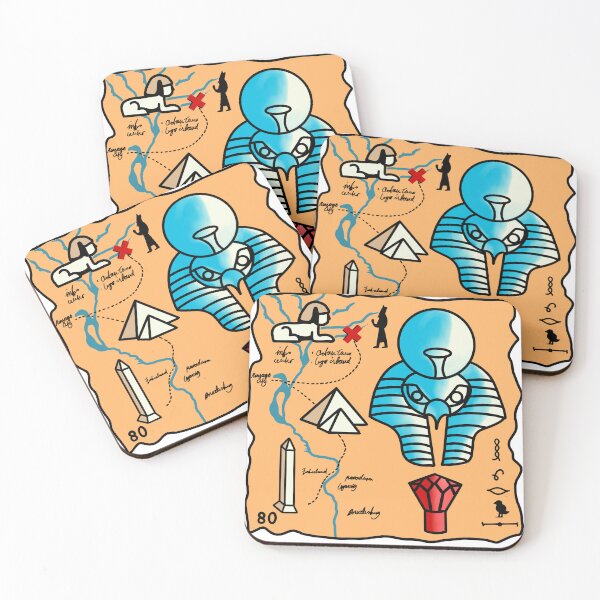 Item preview, Adventurers Treasure Map Horus designed and sold by Kokenotto.