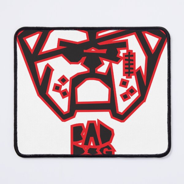 Item preview, bad dog logo in black and red designed and sold by baddogboards.
