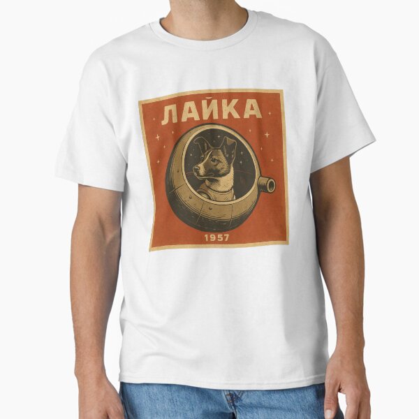 Item preview, Laika - The Astronaut Dog designed and sold by ByzantinePunk.