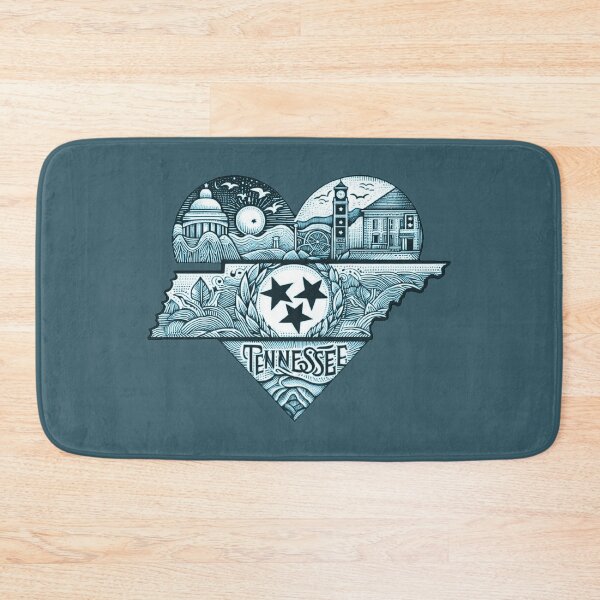 Item preview, Tennessee Heart Tristar state outline art designed and sold by Strings  Stan.