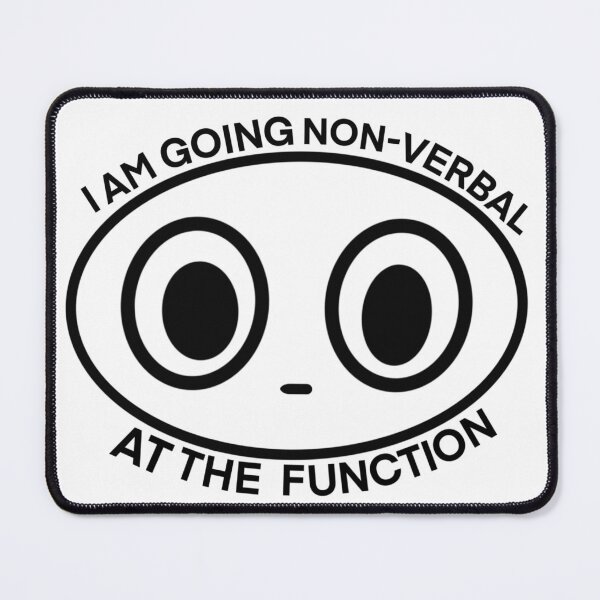 Item preview, Non-verbal at the function designed and sold by SimplyCraftsBySam.
