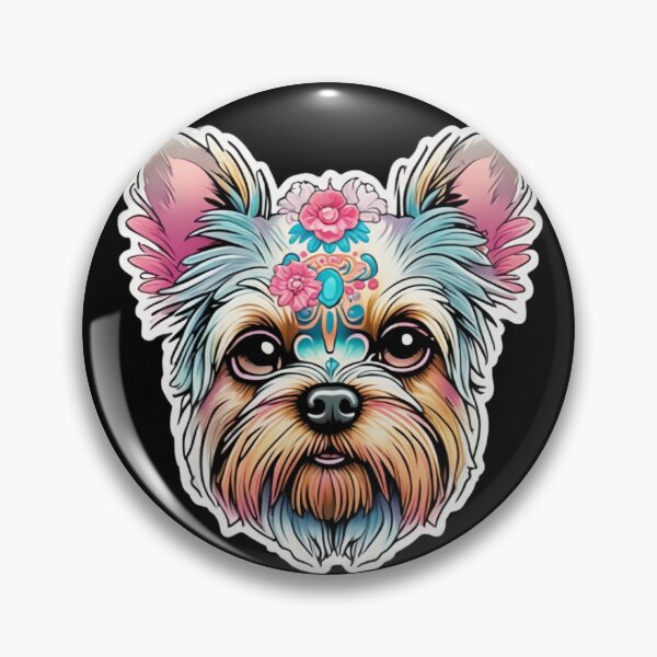 Item preview, cute yorkshire terrier, fantasy artwork designed and sold by LoneAngel.