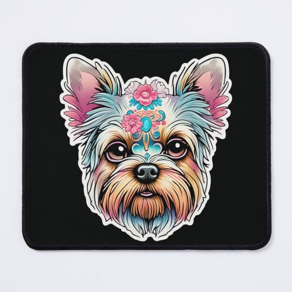 Item preview, cute yorkshire terrier, fantasy artwork designed and sold by LoneAngel.