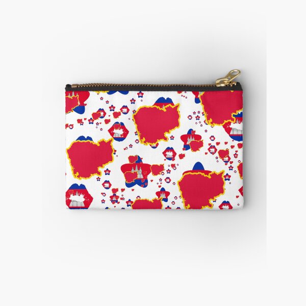 Item preview, Cambodia Montage With Country Shape Stars And Flag Overlays | Cambodge Montage Avec Couvertures Pays Etoiles Et Drapeaux | Camboya Montaje con sobreimpresiones de bandera y estrellas de países designed and sold by TheIconSmith.