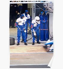 Pit stop for the Peugeot 908 HDI Poster