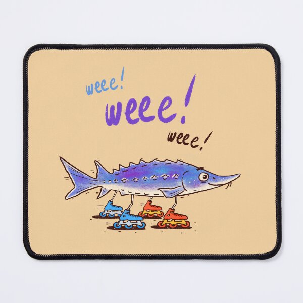 Item preview, Roller blader sturgeon fish designed and sold by ADHD.