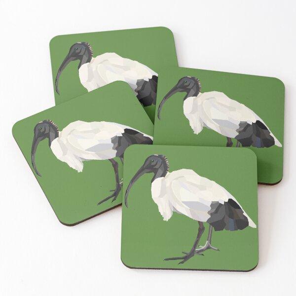 Item preview, Australian white Ibis (Threskiornis Molucca) by Chris Corish designed and sold by CrookedPaintbrushStudios .