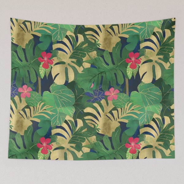 Aperçu de l'œuvre Amazon Forest,flowers  créée et vendue par P&U Fabric.