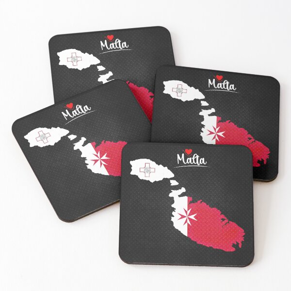 Item preview, Malta Islands Map with Heart - Maltese design designed and sold by TheArtistOf2022.