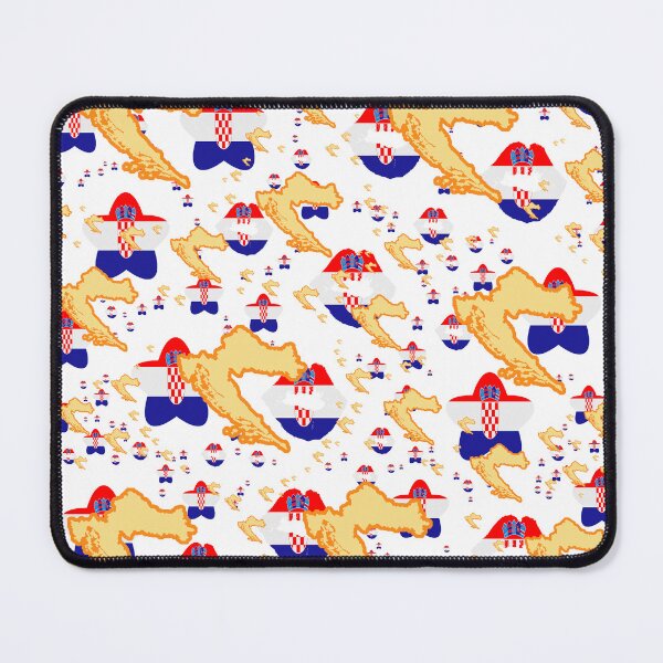 Item preview, Croatia Montage With Country Shape Stars And Flag Overlays | Croatie Montage Avec Couvertures Pays Etoiles Et Drapeaux | Croacia Montaje con sobreimpresiones de bandera y estrellas de países designed and sold by TheIconSmith.
