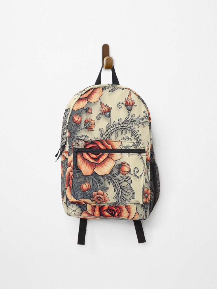 Thumbnail 1 of 3, Backpack, Vintage Roses designed and sold by Gargland.