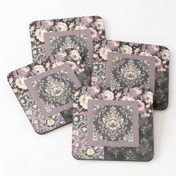 Item preview,  Vintage style floral design neutral colors designed and sold by Renee Lavoie.