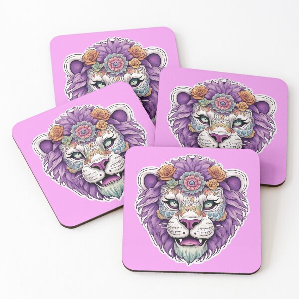 Item preview, fantasy lion`s head done in mandalay style designed and sold by LoneAngel.