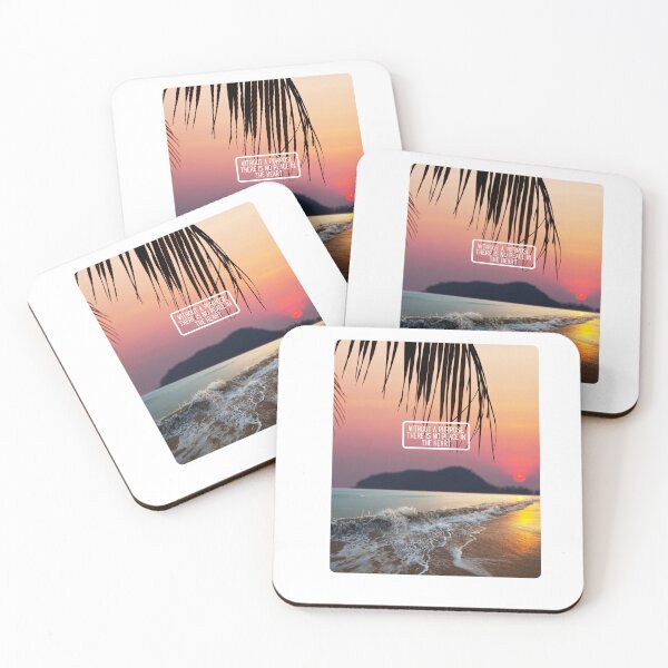 Item preview, Inspirational Beach Quote Design#9 – Without a Purpose There Is No Peace in the Heart – AI Photo Art for Mindful Living designed and sold by knalpot-design.