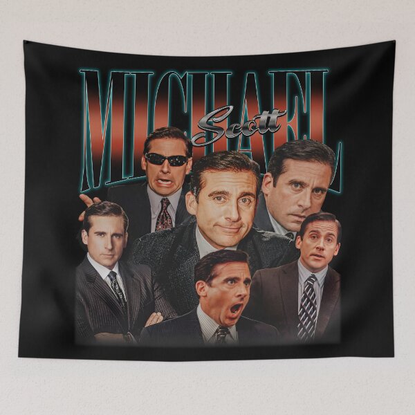 Item preview, Limited Michael Scott Vintage T-Shirt, Graphic Unisex T-shirt, Retro 90's Fans Homage T-shirt, Gift For Women and Men designed and sold by EvelysEmelia.