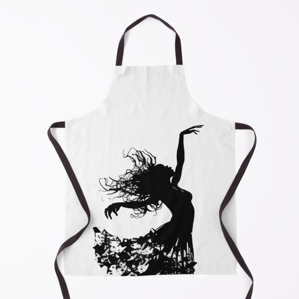 Item preview, Dancer in Flight Silhouette Art Print designed and sold by ShadowAndSlate.