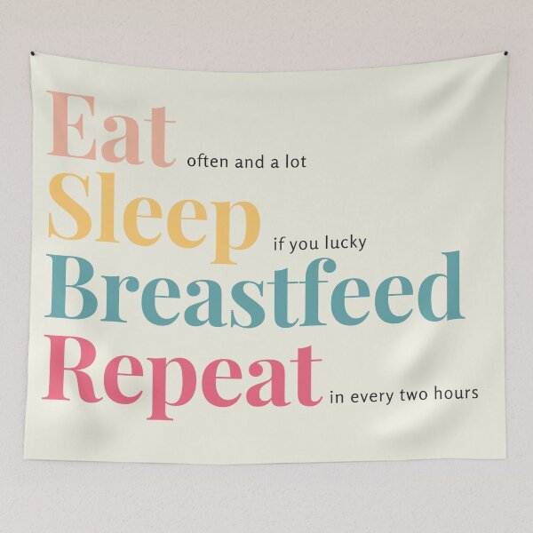 Item preview, Colorful Gift for New Breasteeding Mom with Newborn designed and sold by SunflakeStudio.