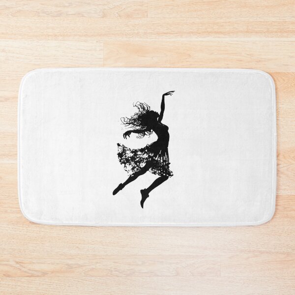 Item preview, Dancer in Flight Silhouette Art Print designed and sold by ShadowAndSlate.