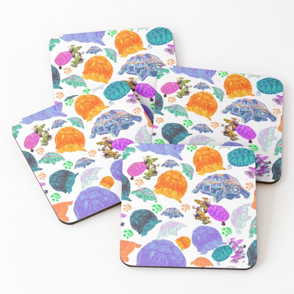 Item preview, Purple Orange Offset Tortoise Repeat designed and sold by TortoiseshellDesignStudio.
