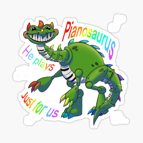 Item preview, Pianosaurus  designed and sold by Madolyn2003.
