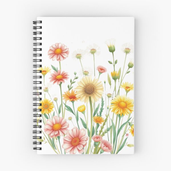 Item preview, "Whimsical Wildflowers Botanical Illustration" designed and sold by TwoDotsStudio.