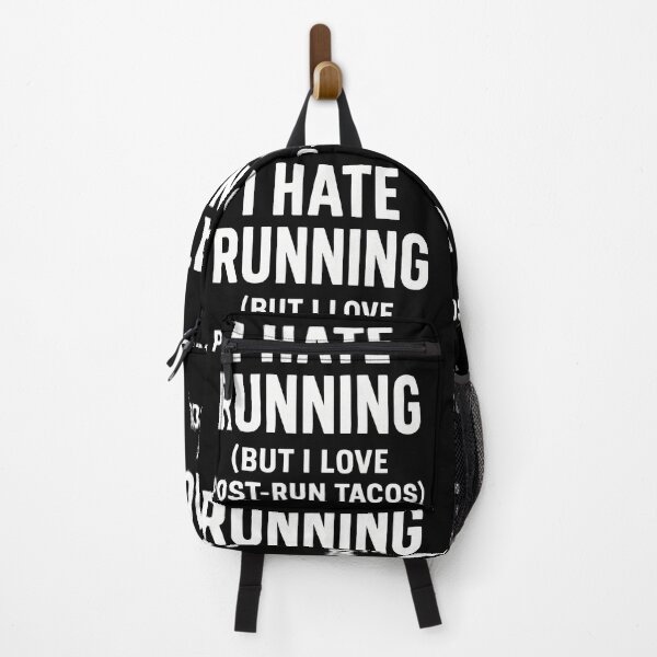 Item preview, I Hate Running But I Love Post-Run Tacos – Funny Fitness and Food Quote Design designed and sold by Jason123za.