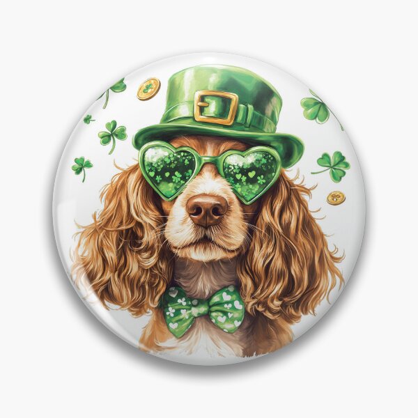 Item preview, Cute Dog Dressed for St. Patrick’s Day Celebration designed and sold by Mariana Shymkovych.