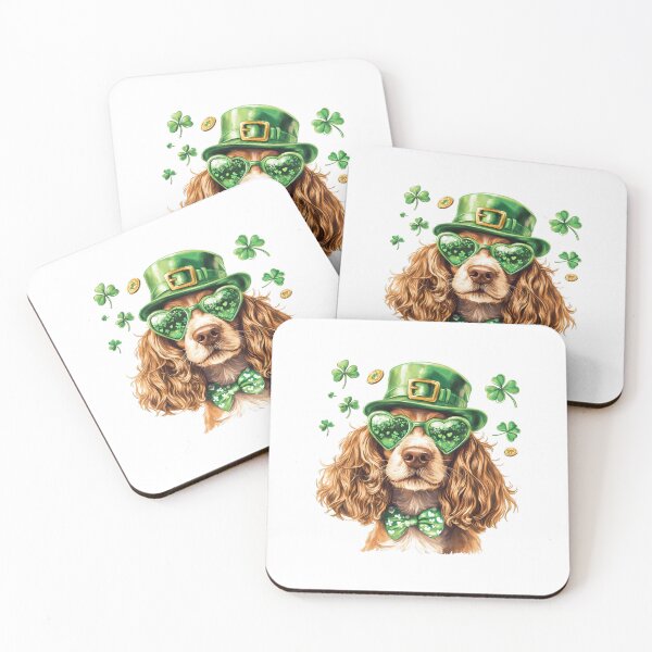 Item preview, Cute Dog Dressed for St. Patrick’s Day Celebration designed and sold by Mariana Shymkovych.