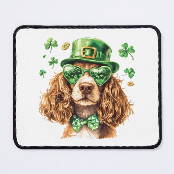 Item preview, Cute Dog Dressed for St. Patrick’s Day Celebration designed and sold by Mariana Shymkovych.