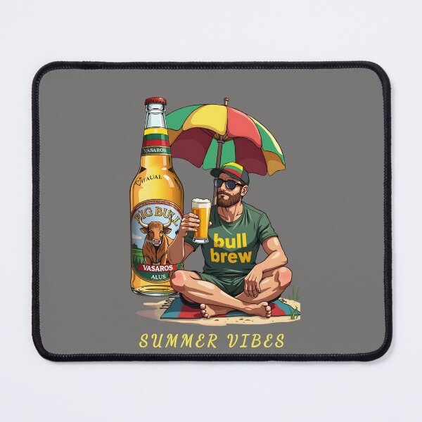 Item preview, Summer Vibes Big Bull - Lithuania Vasaros Alus designed and sold by Museum Of Non-Existing Art.
