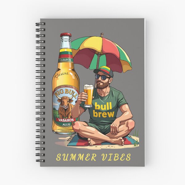 Item preview, Summer Vibes Big Bull - Lithuania Vasaros Alus designed and sold by Museum Of Non-Existing Art.