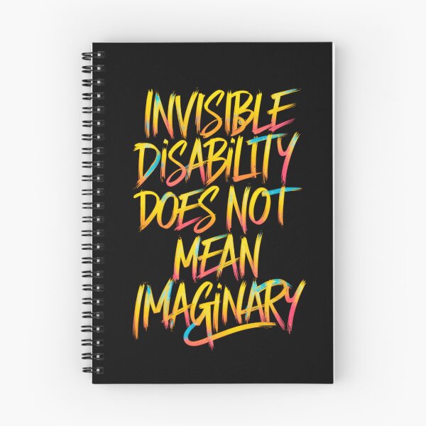Item preview, Invivible Disability Awareness Support designed and sold by MadCatPrints.