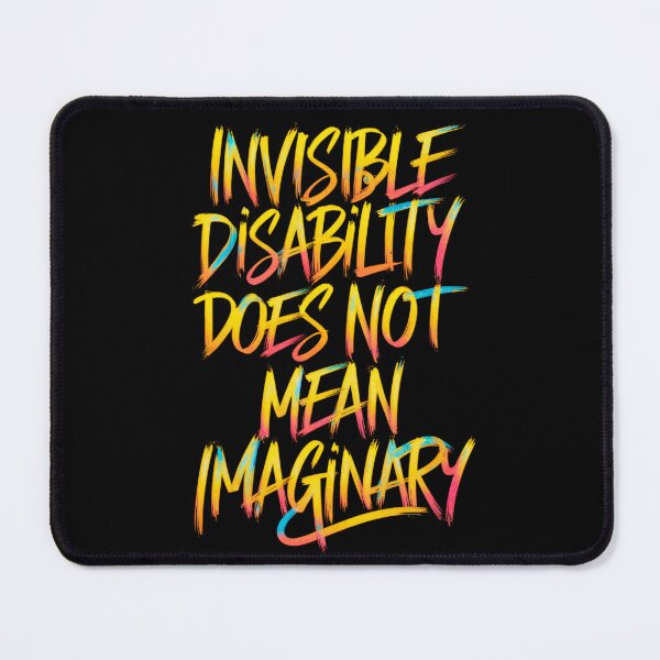 Item preview, Invivible Disability Awareness Support designed and sold by MadCatPrints.