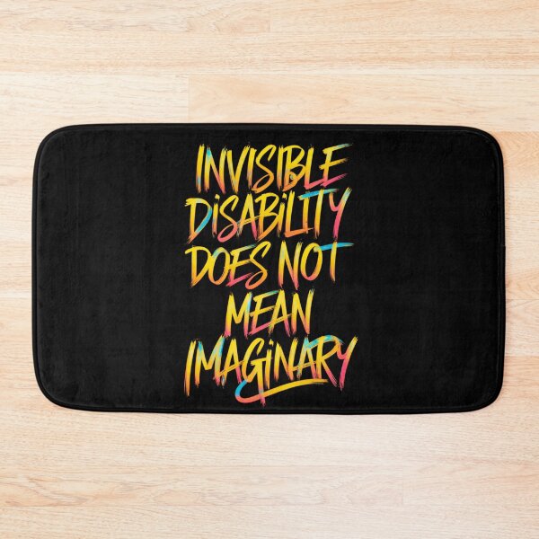Item preview, Invivible Disability Awareness Support designed and sold by MadCatPrints.
