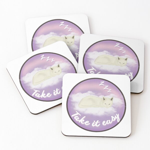 Item preview, Cloud Nap – Chill Cat Vibes - PURPLE VERSION designed and sold by Selinaaa.