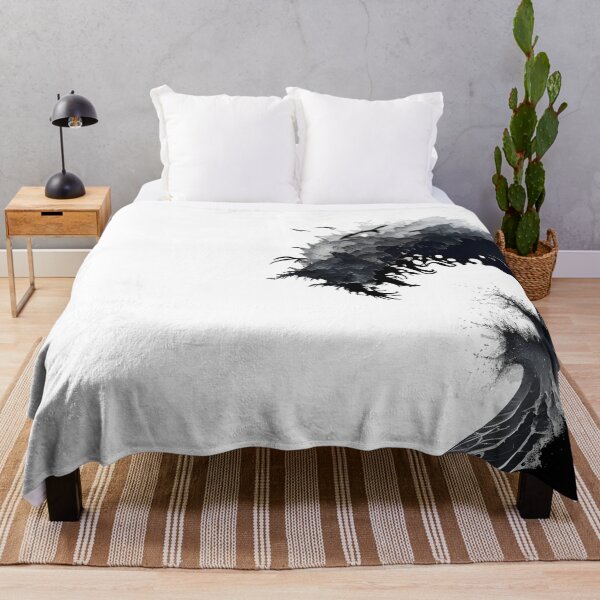 Item preview, Ocean Wave Silhouette Art Print designed and sold by ShadowAndSlate.