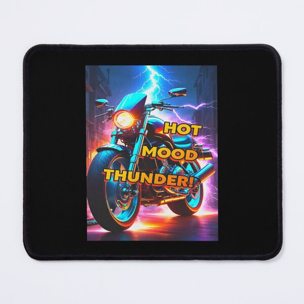 Item preview, Motivational Motorcycle HOT MOOD THUNDER! designed and sold by Giulivo Store Graphic.